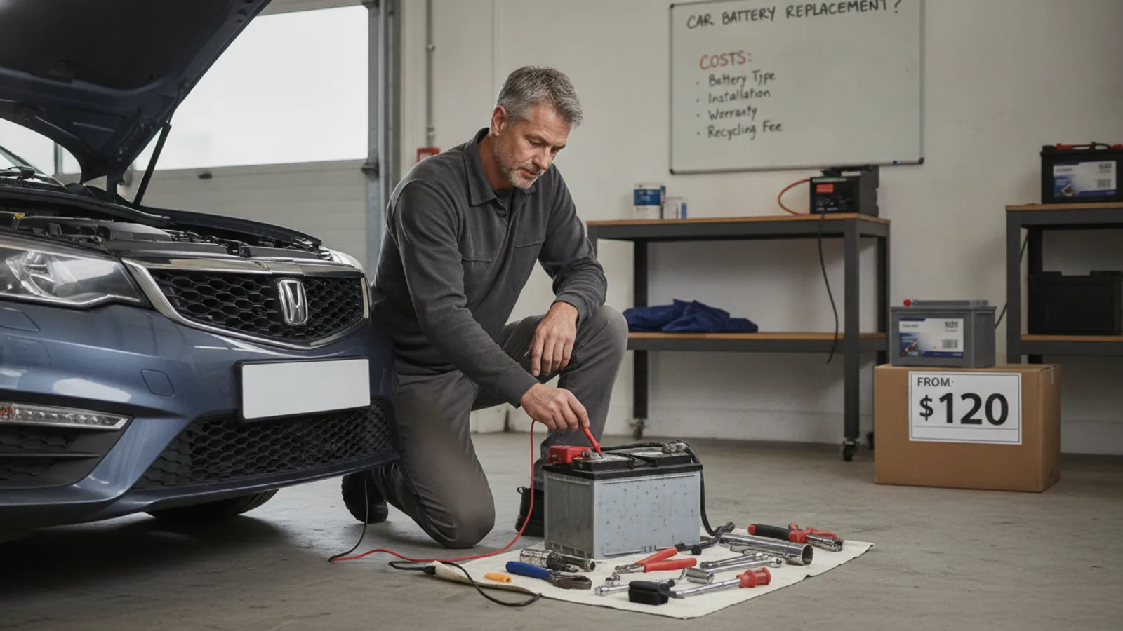 How Much Does It Cost For A Car Battery cover image